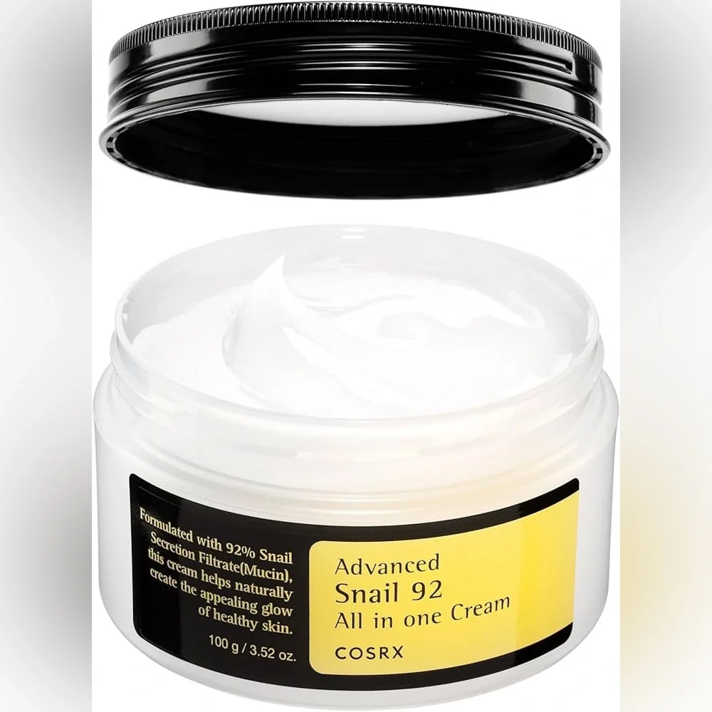 NWT COSRX Snail Mucin 92% Face Moisturizer, 3.52 Oz Lightweight Moisturing Cream